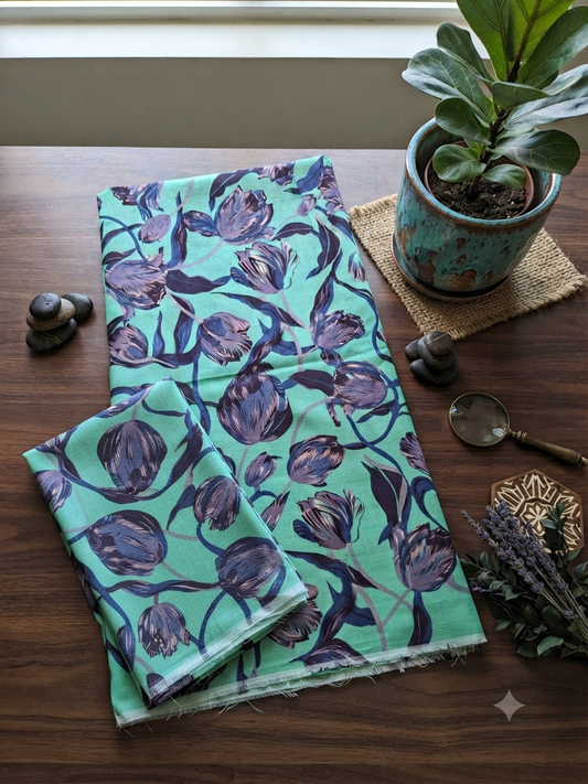 Alkaram all over Printed khaddar 2pc