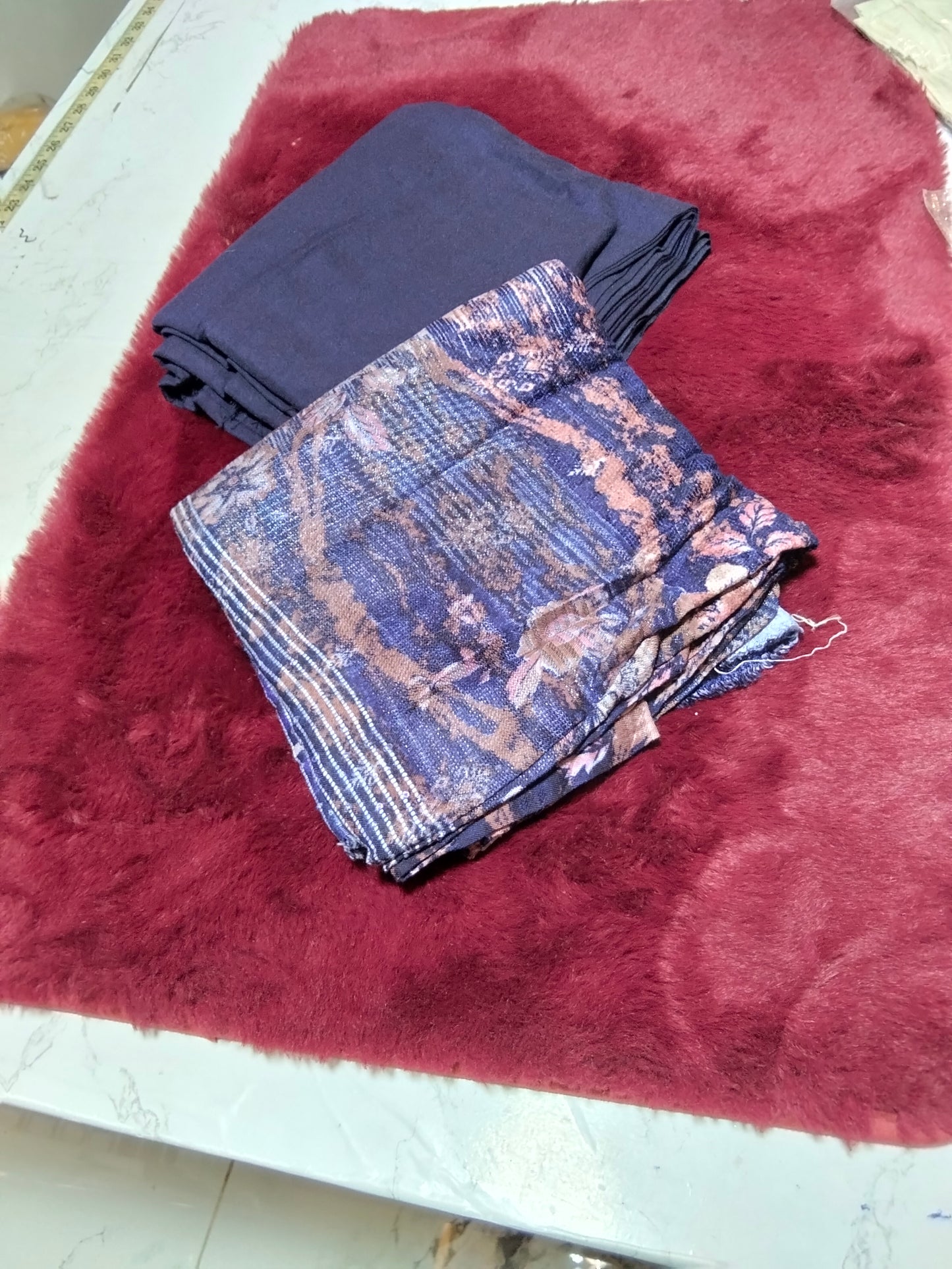 Sale plain marina shirt and trouser  with winter shwal