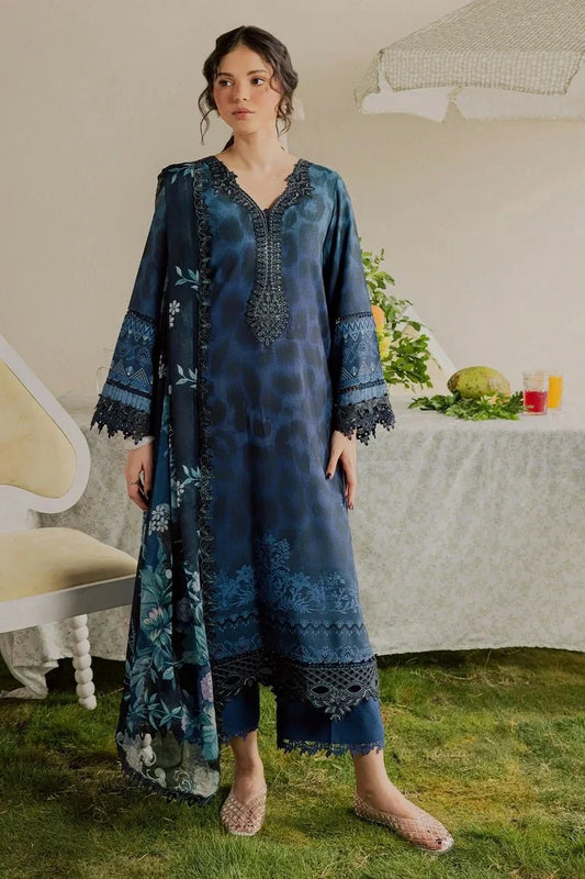 Nureh gardenia luxury embroidered 3pc