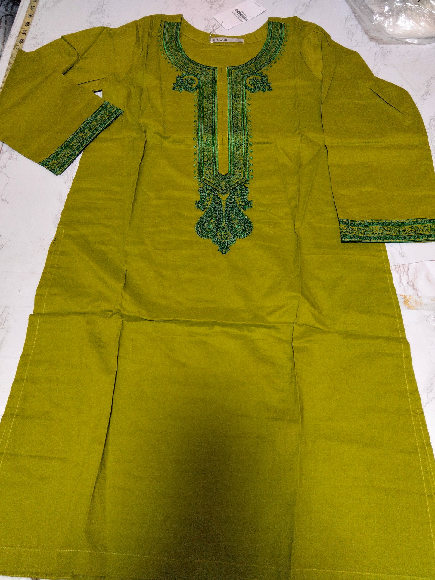 Sale Khadi stitch small 2pc+pure chiffon dyeable duppta