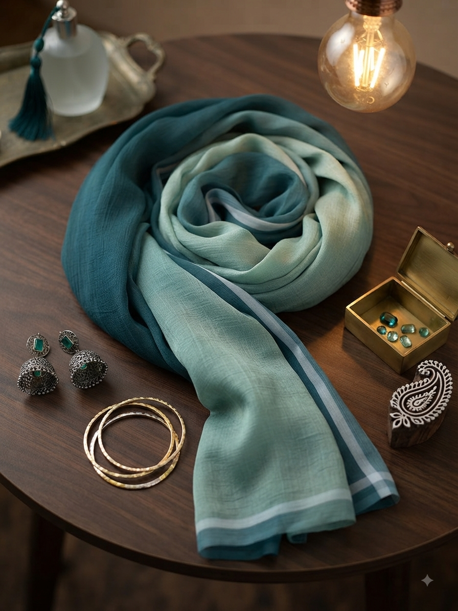 Sale dyeable dupatta
