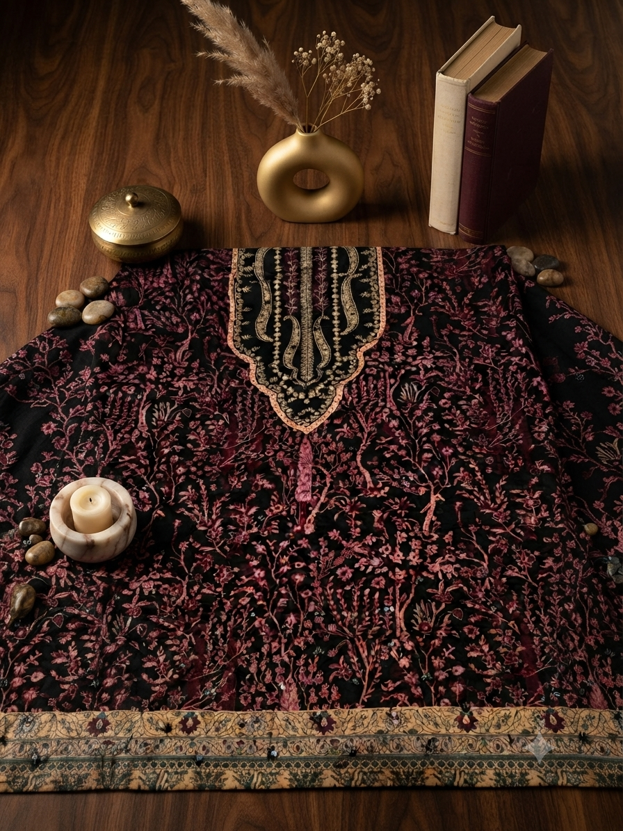 Sale lawn embroided shirt