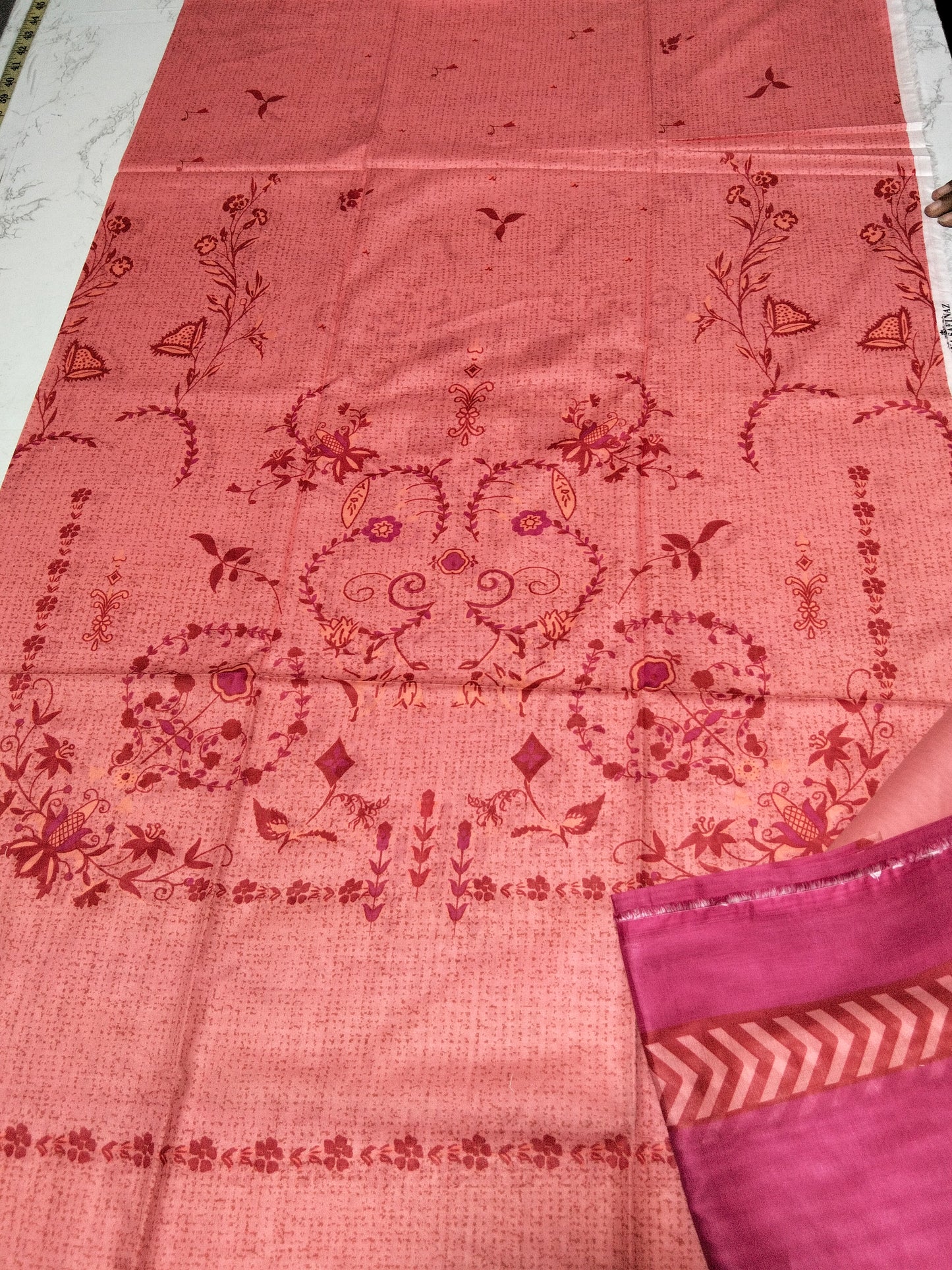 Sale printed lawn 3pc with plain trouser