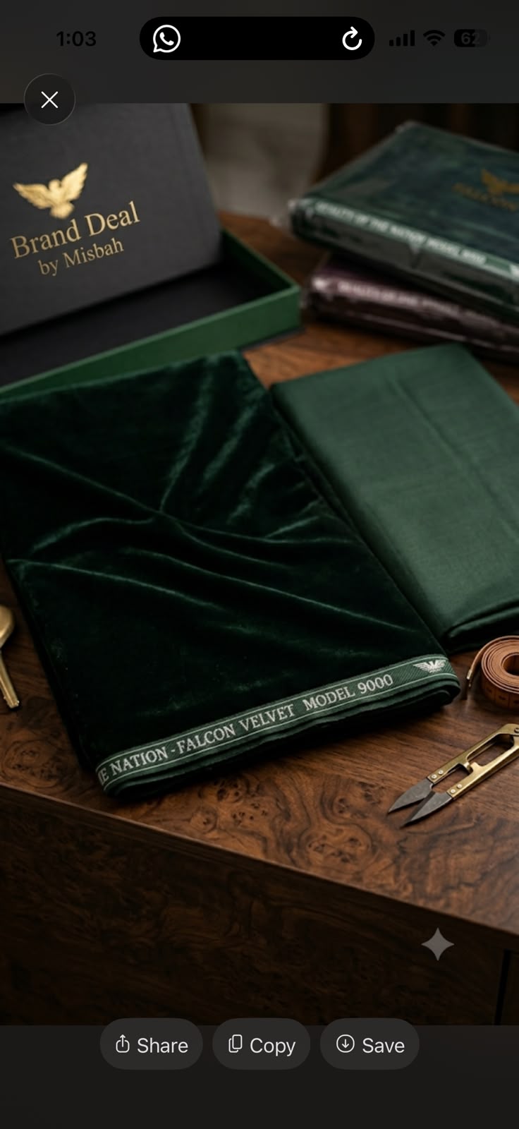 Green 9000 micro velvet 2 pc