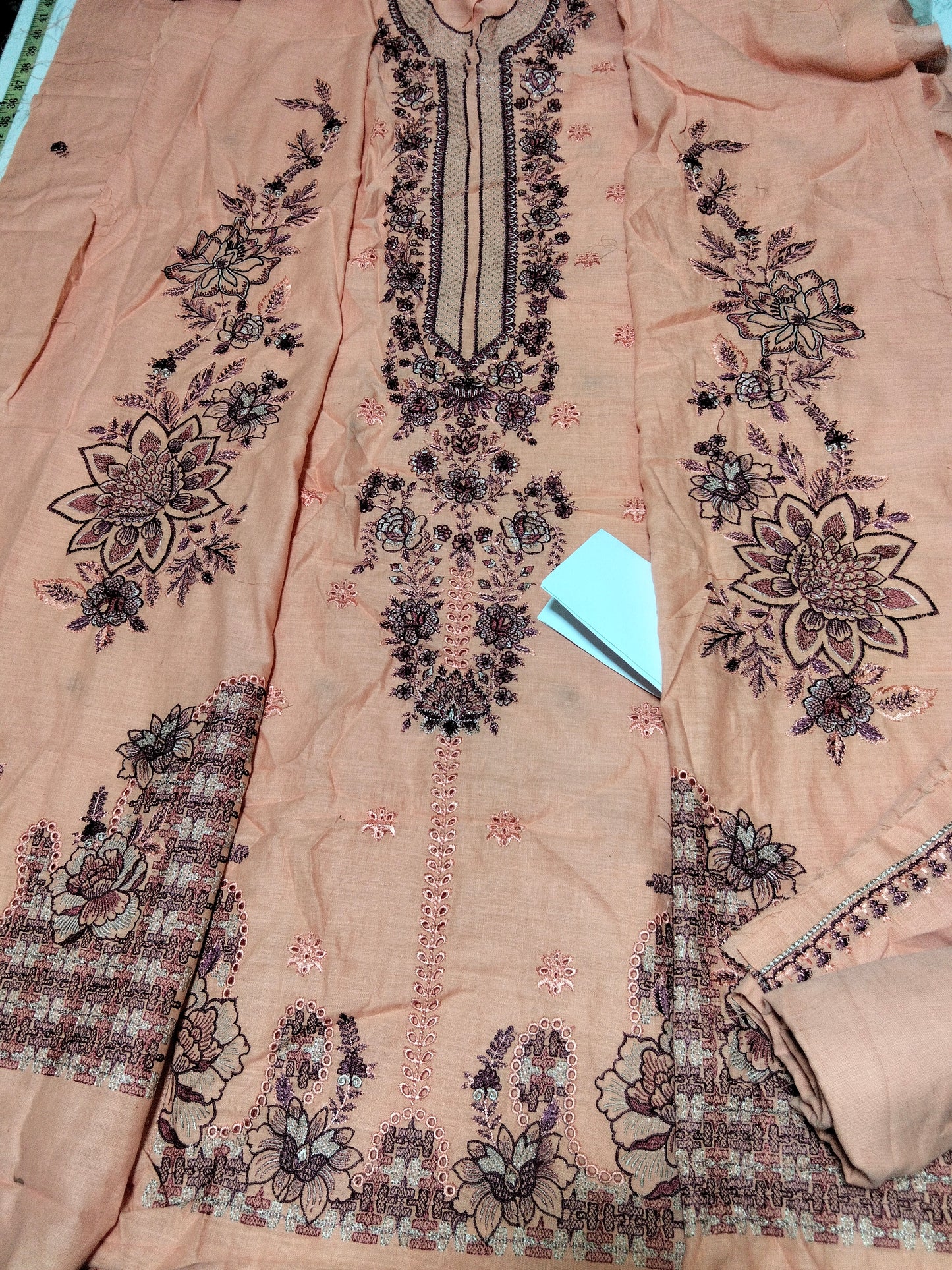 Sale embroided cotton khadar 2pc shirt and trouser