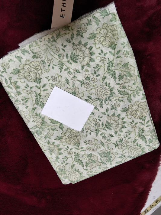 Ethnic printed viscose raw silk shirt fabric