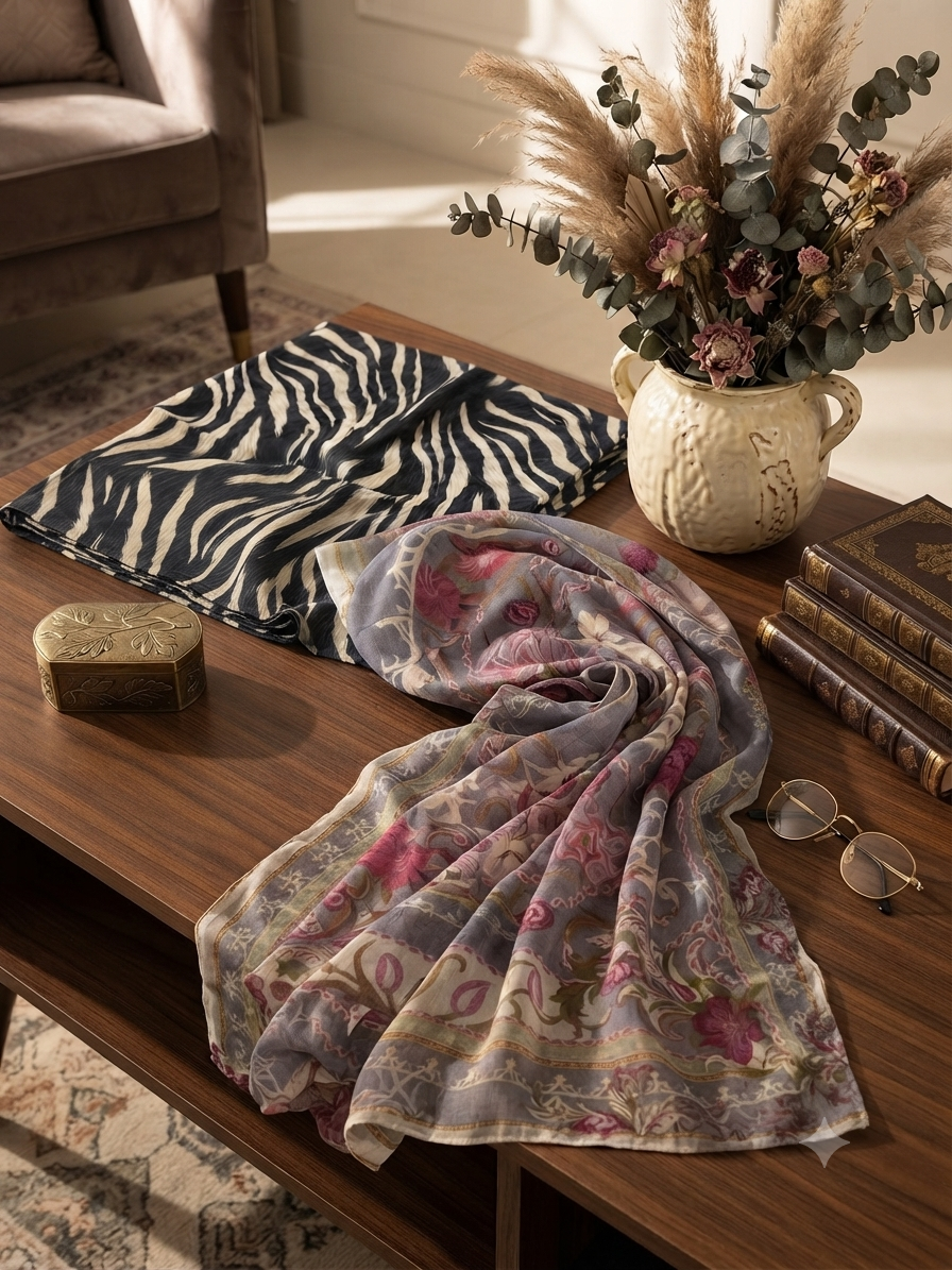 Sale Elaf printed lawn 2pc shirt and printed chiffon dupatta