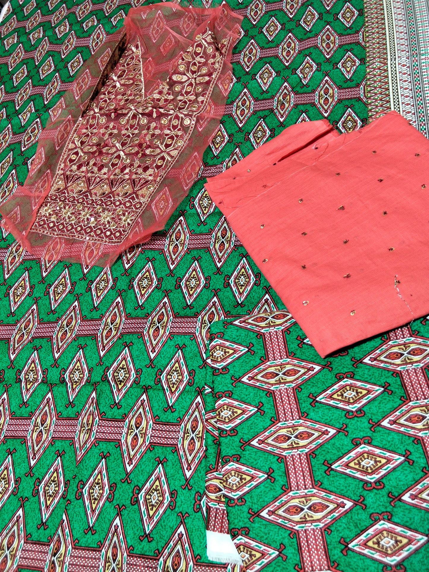 Sale printed khadar 3pc