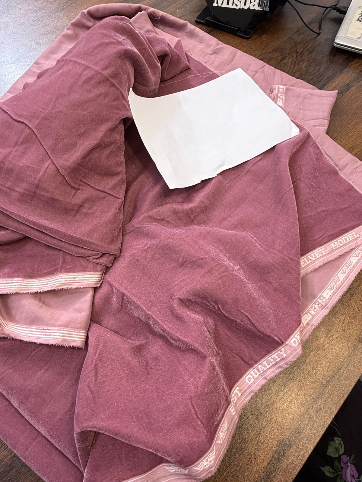 9000 micro velvet 2 pc complete 5 yard fabric