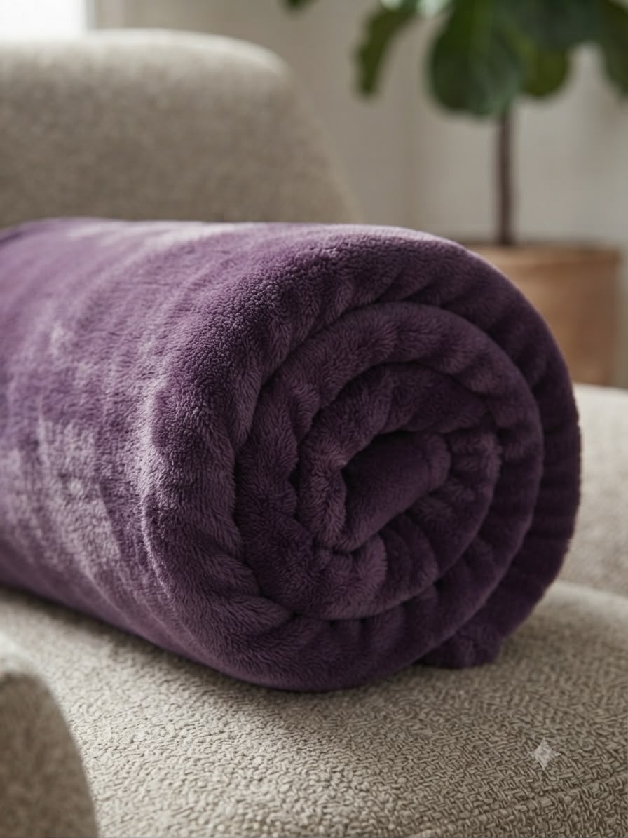 Purple Summer blanket king size (220*240)