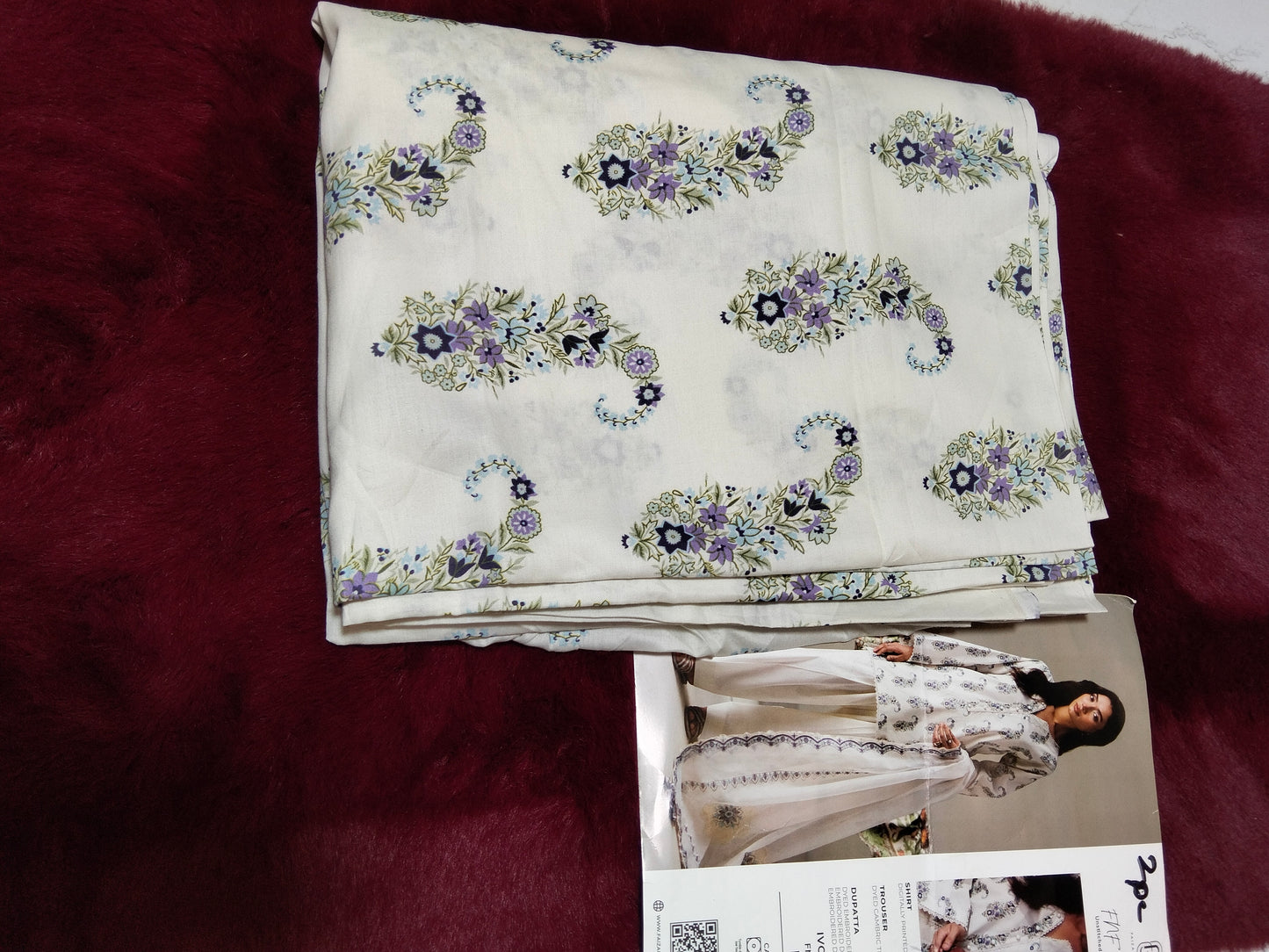 Faiza Faisal Printed Lawn 2Pc