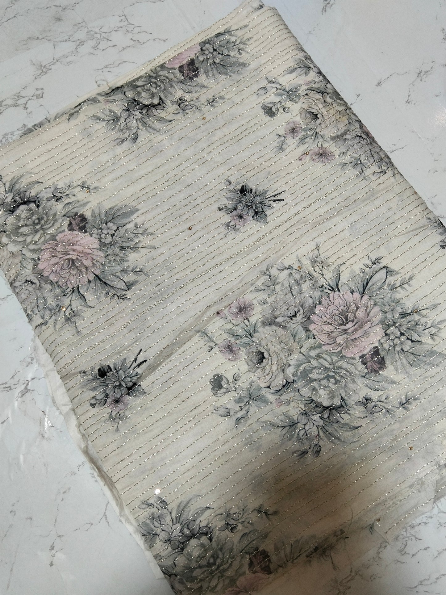 Sale Zara shahjahan embroided lawn shirt