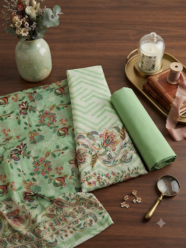 Sale Printed lawn 3pc with plain trouser
