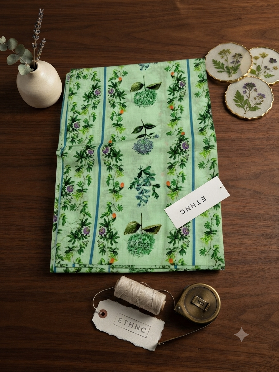 Sale Ethnic printed lawn shirt fabric