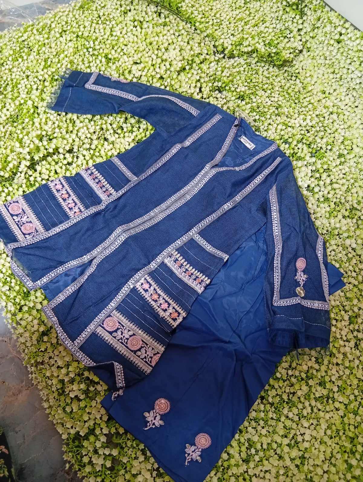 Sapphire kids embroided stitch 2pc