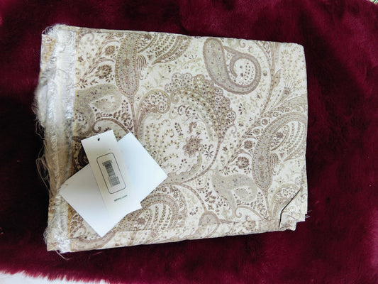 Ethnic Printed viscose raw silk shirt fabric