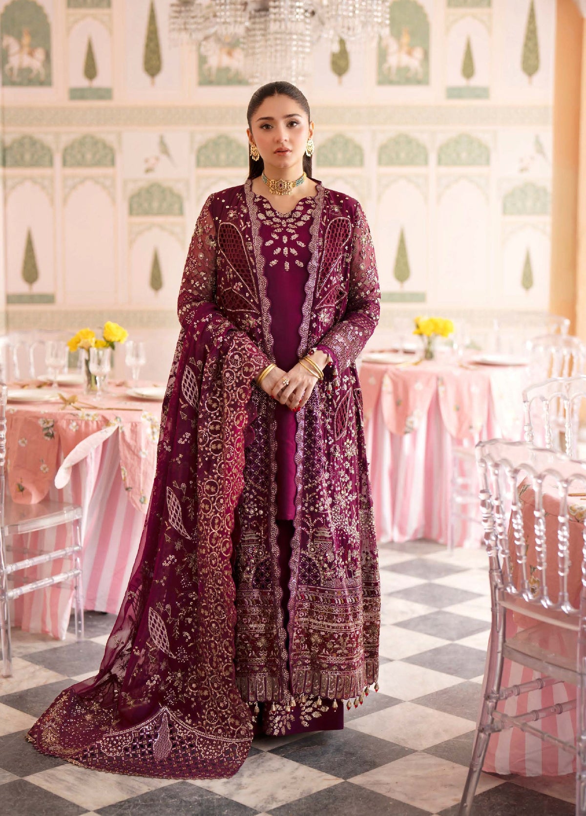 Nureh jhoomro luxury formal (pure chiffon)