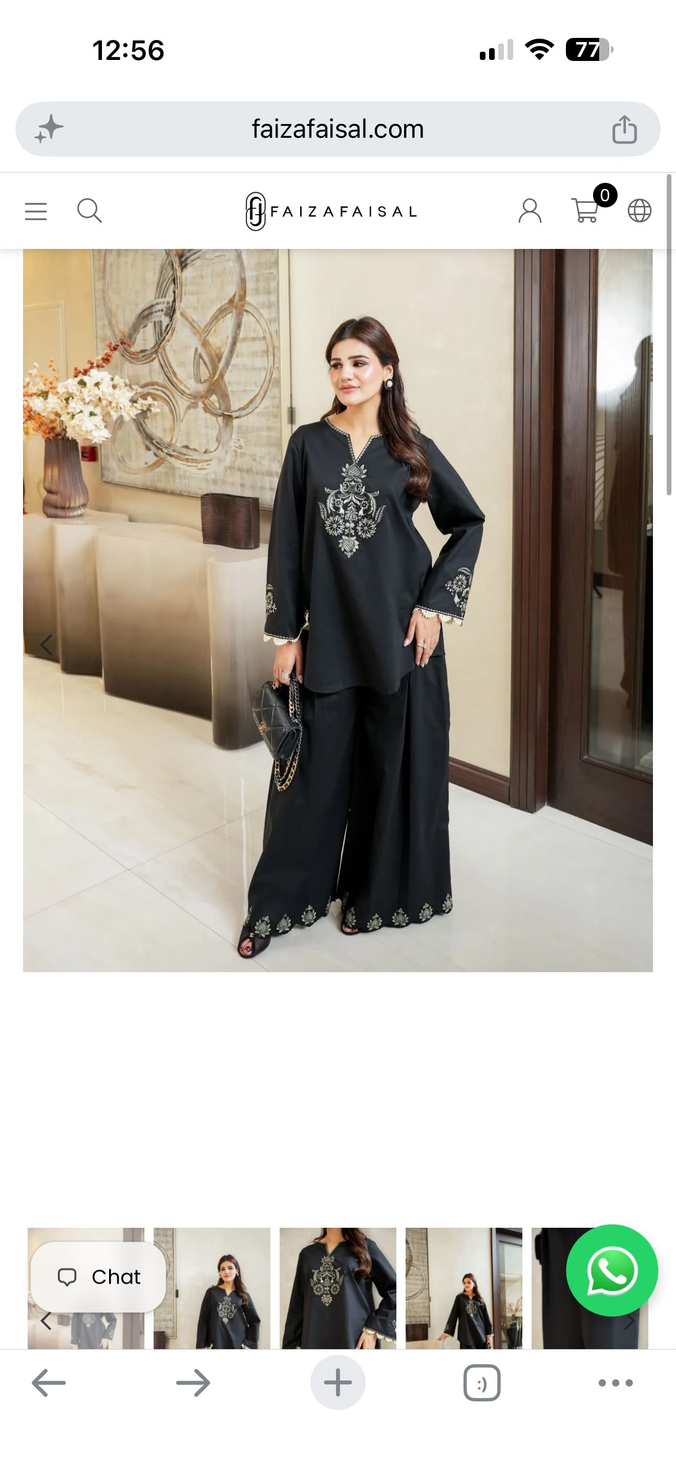 Unstitched lawn 2pc with patch