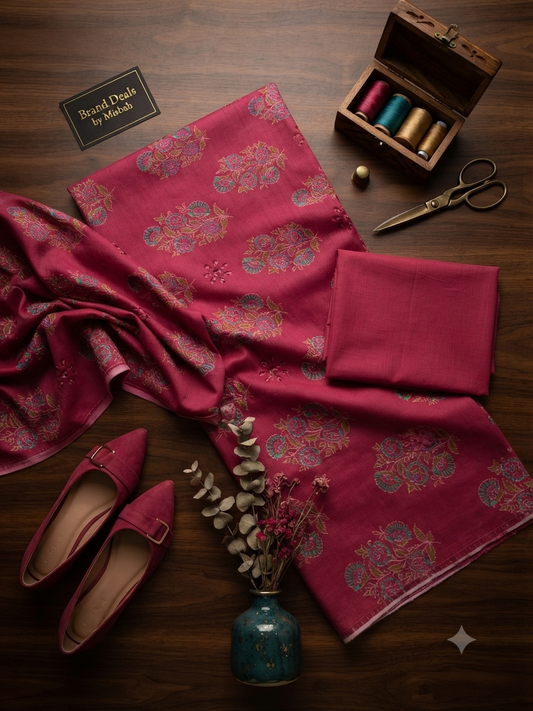 Sale printed khadar 2pc shirt and trouser