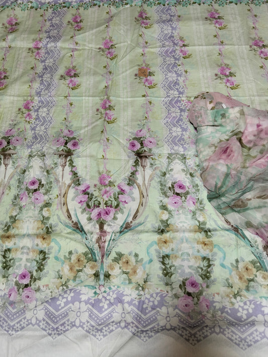 Sale Elaf printed 2pc shirt and dupatta