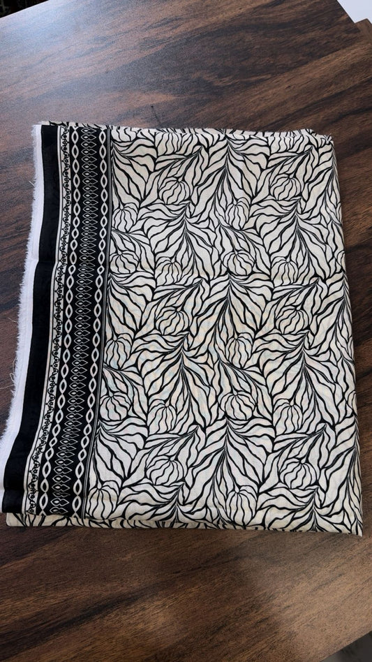Allover premium printed lawn 2pc with said border