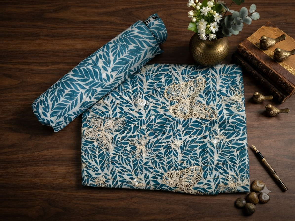 Sale embroided lawn 2pc shirt and trouser