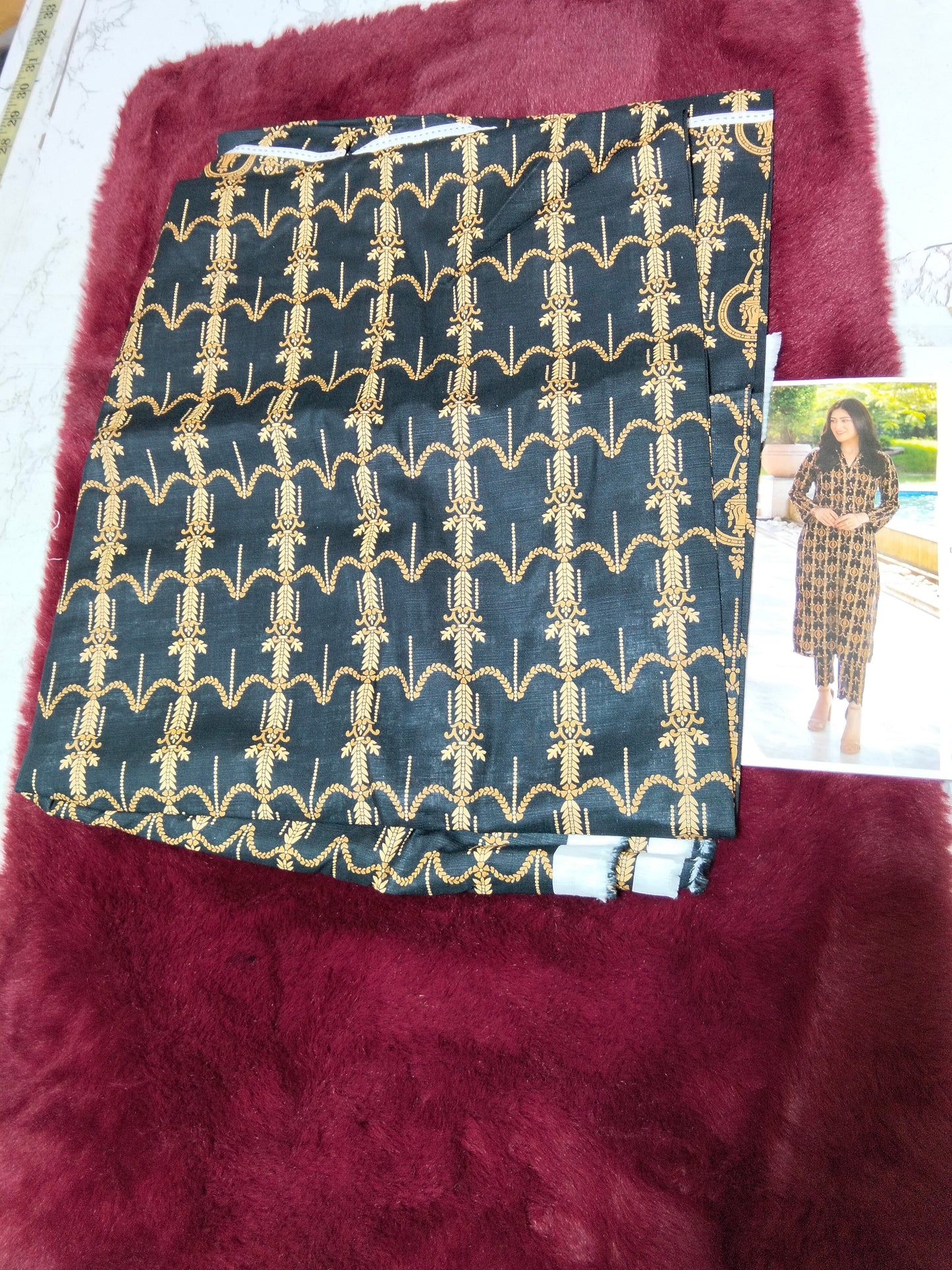 Sale printed khaddar 2pc shirt and trouser winter