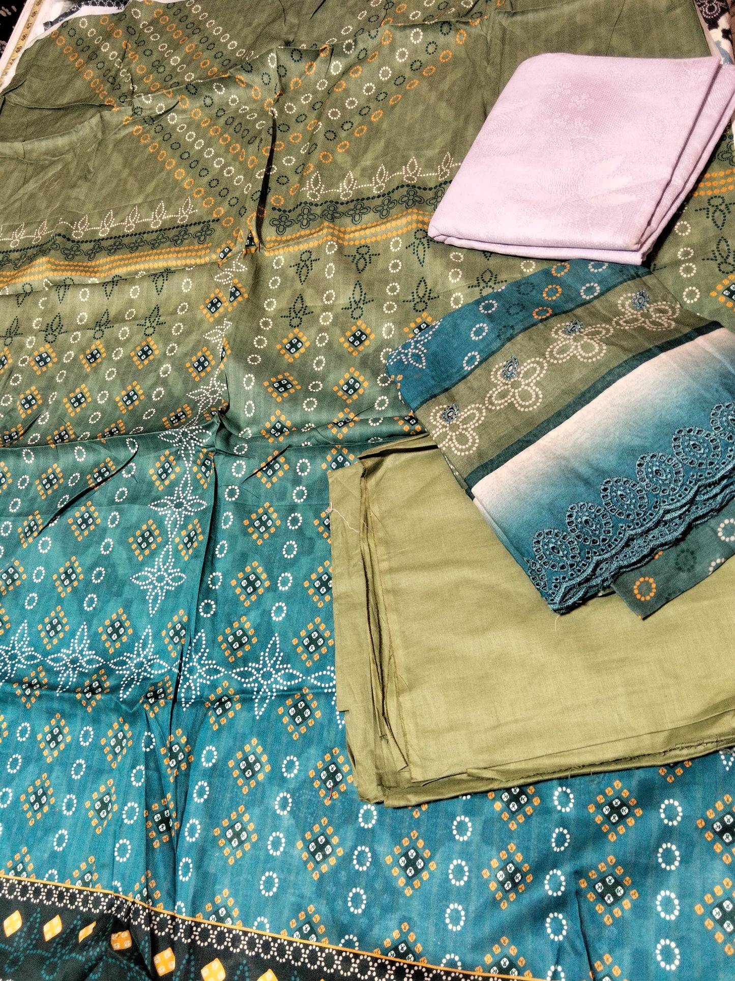 Sale Printed lawn 3pc+Allover Printed lawn 2pc