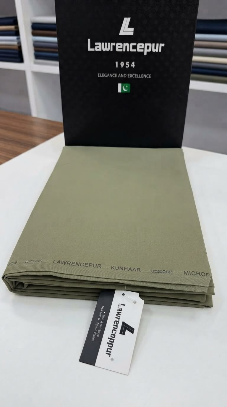 Shade 09 Lawrencepur Kunhar microfiber all season wash n wear complete suit (4meter)