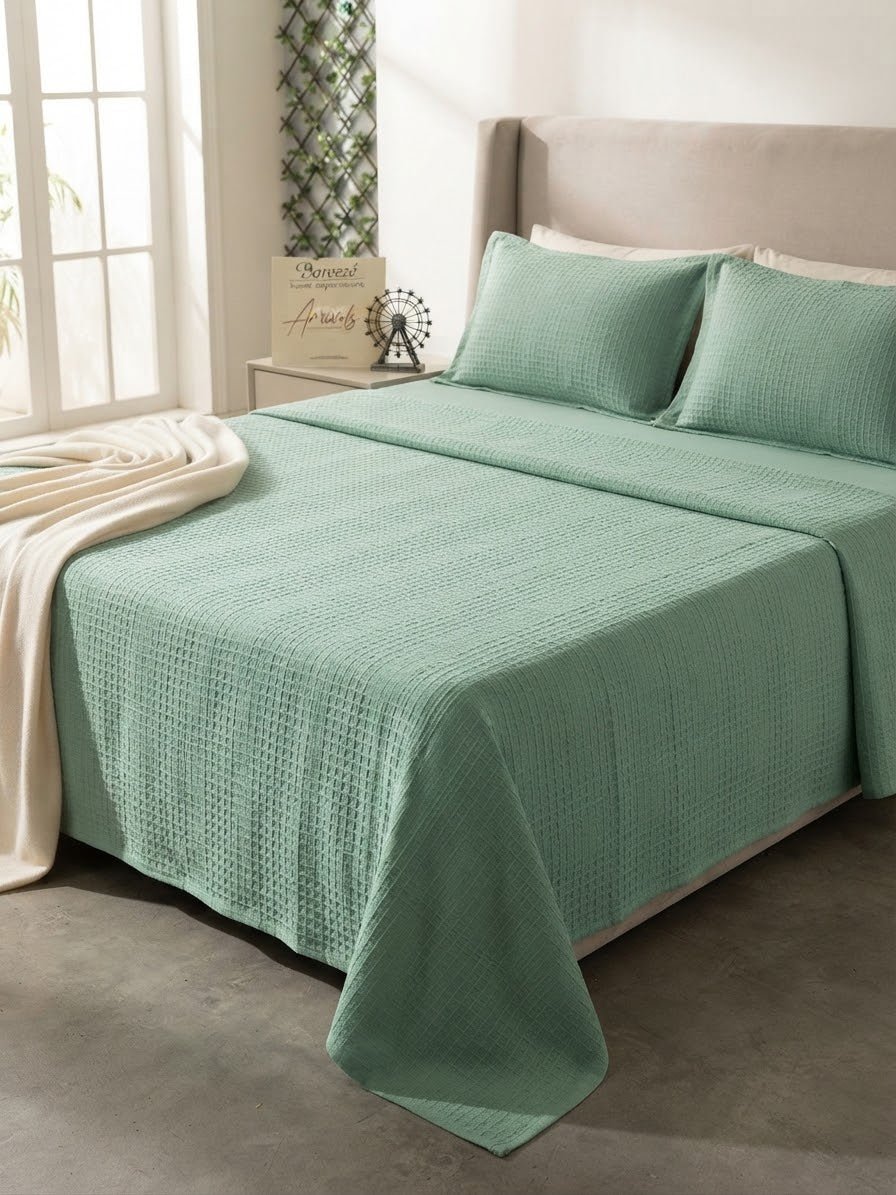 Bareeze luxury homes bed sheets with 2 pillow cover king size
