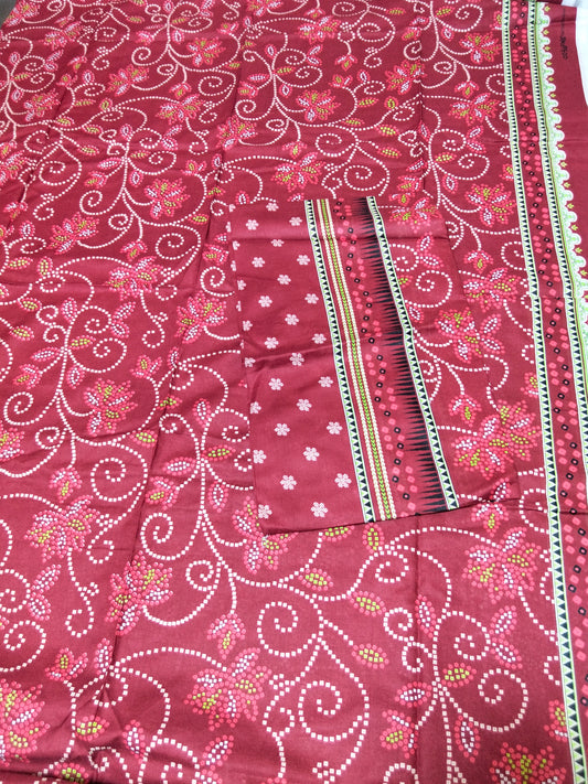 Sale printed lawn 2pc shirt and dupatta