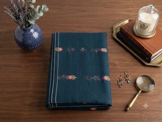 Sale embroided khadi net 2pc