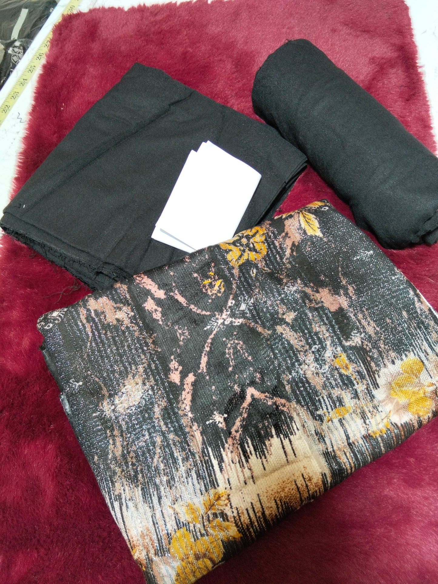 Sale plain marina shirt and trouser with embroided duppta winter