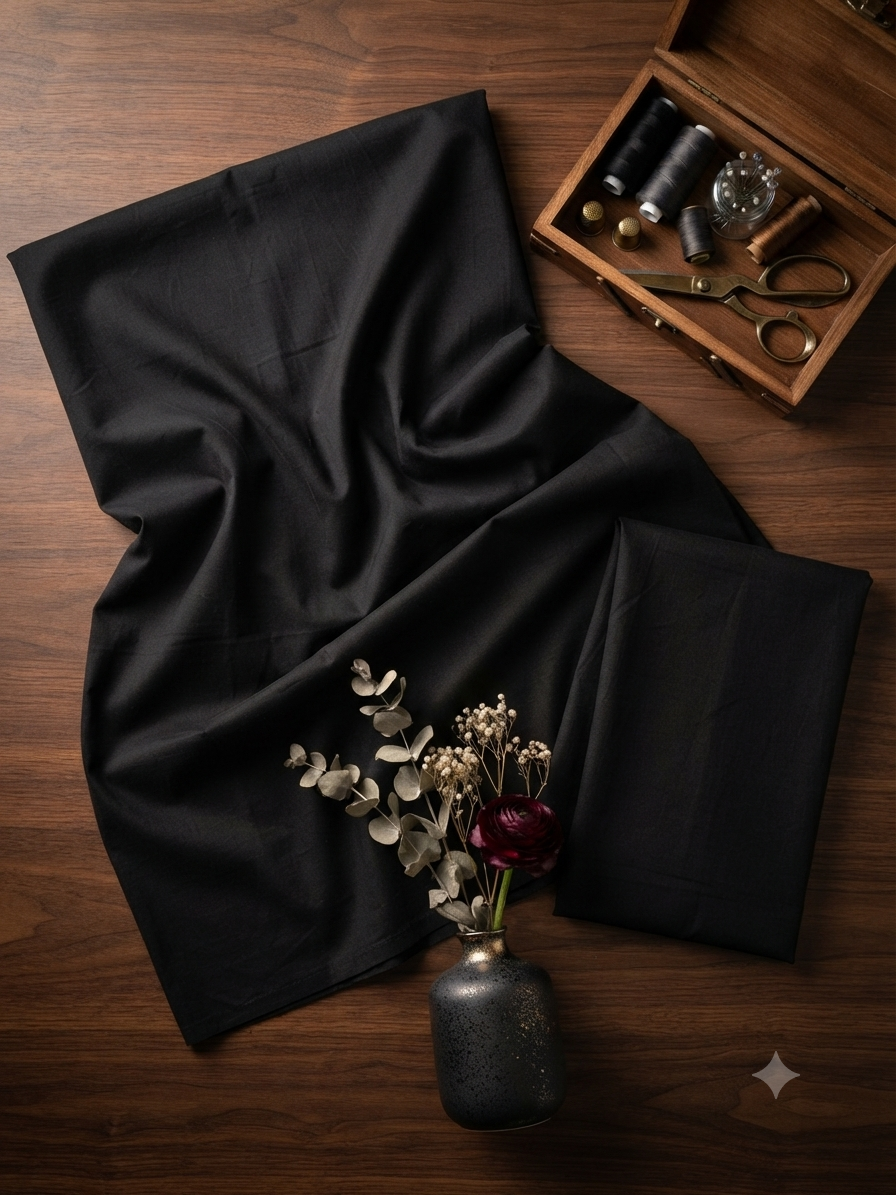 Sale plain karandi fabric 2pc