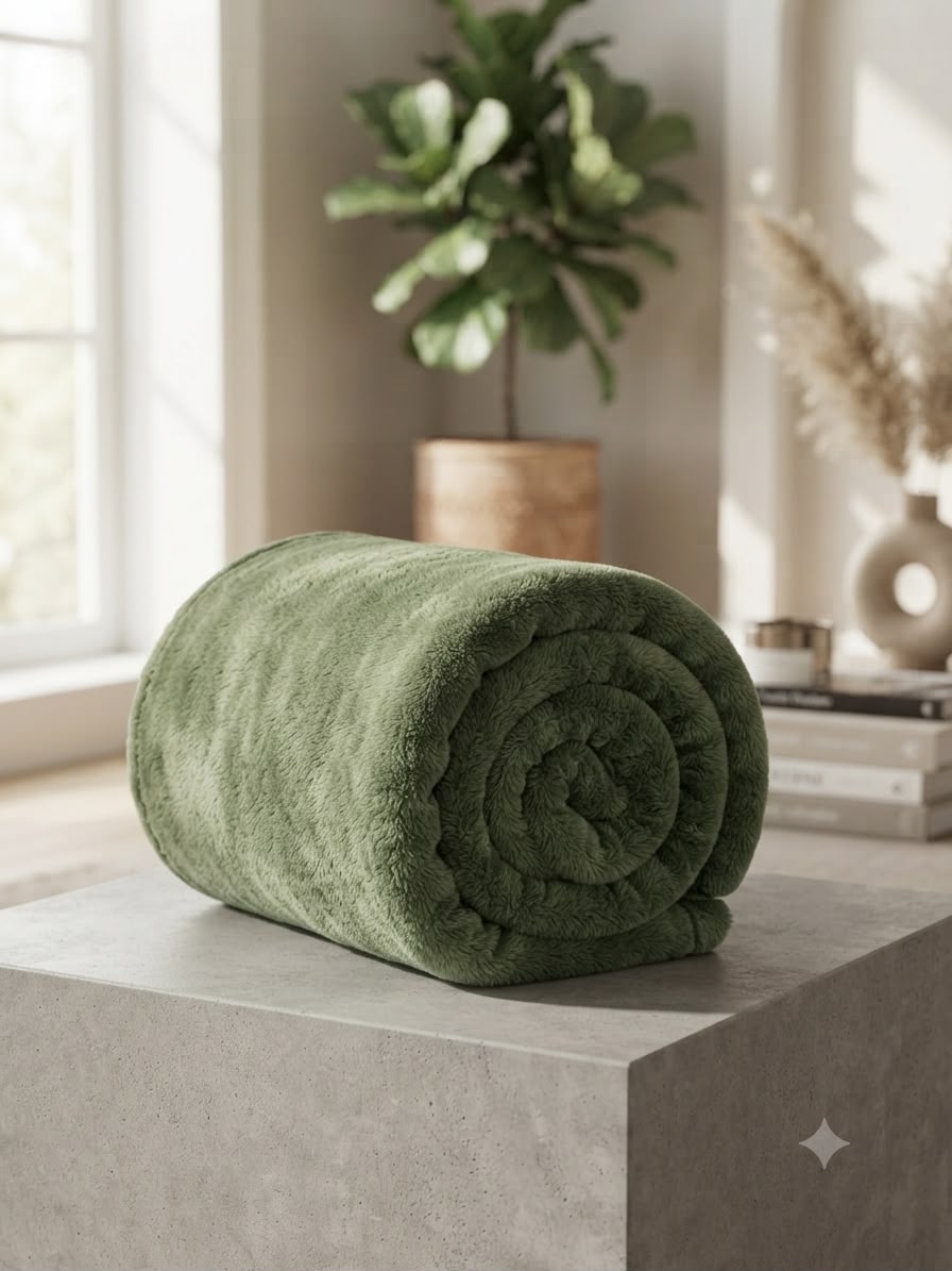 Apple green summer blanket king size (220*240)