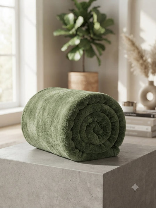 Apple green summer blanket king size (220*240)