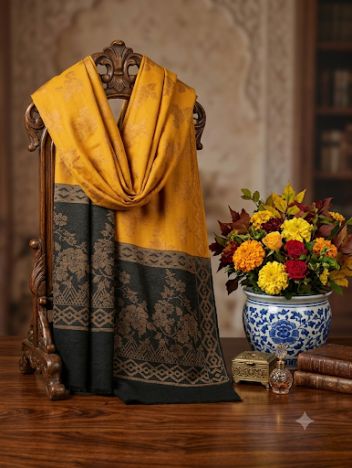 Sale wool jacquard shawl winter
