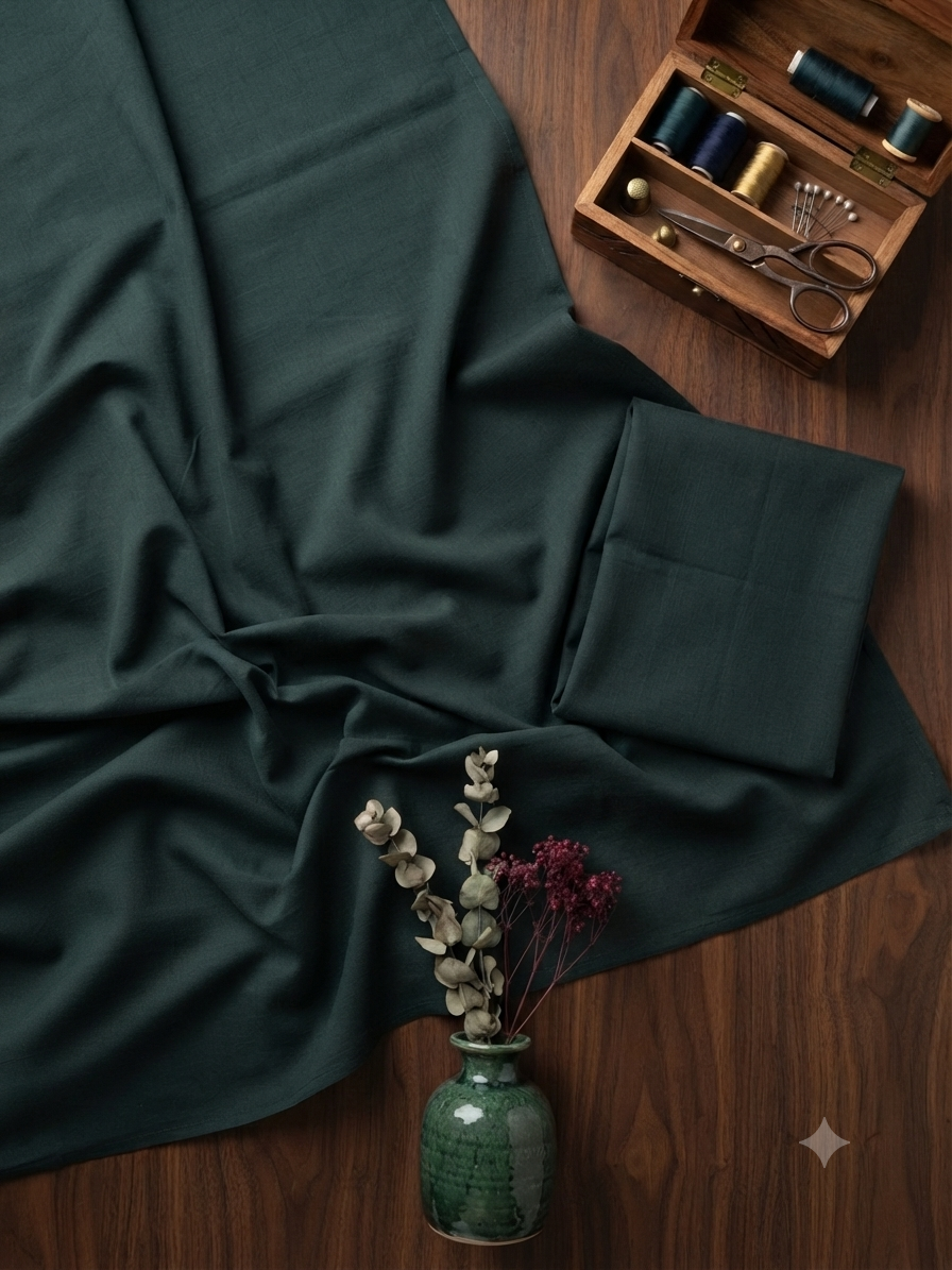 Sale plain karandi fabric 2pc