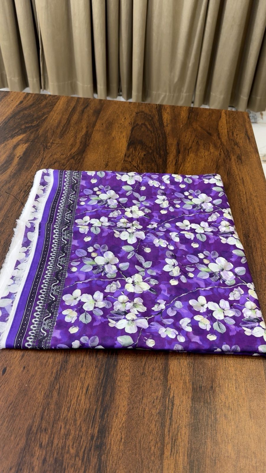 Allover premium printed lawn 2pc with side border