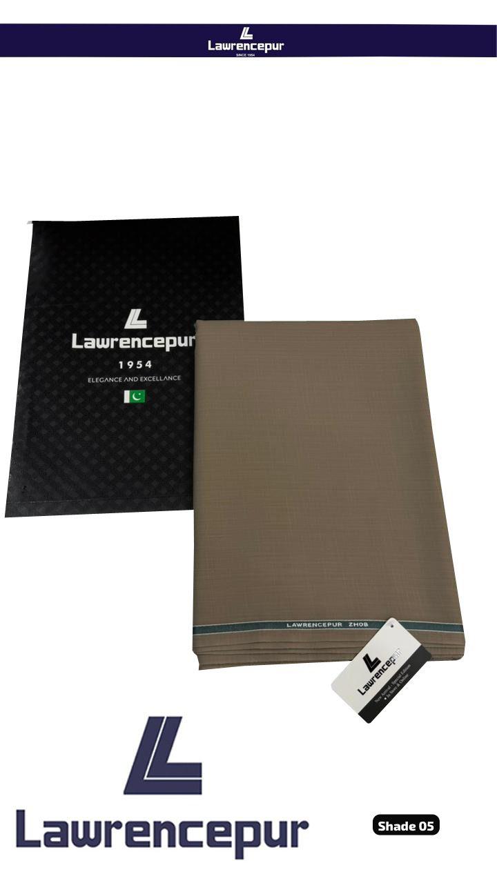 lawrencepur ZOHB summer wash n wear most soft pure summer fabric gents complete suit shade 05