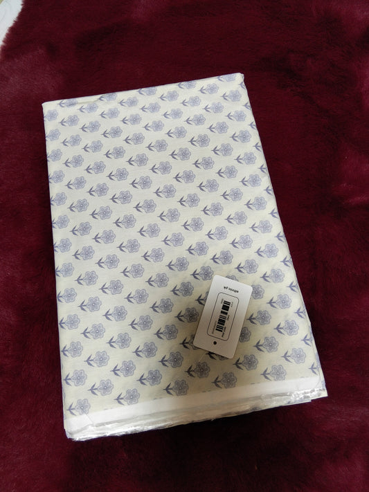 Ethnic printed viscose raw Silk shirt fabric