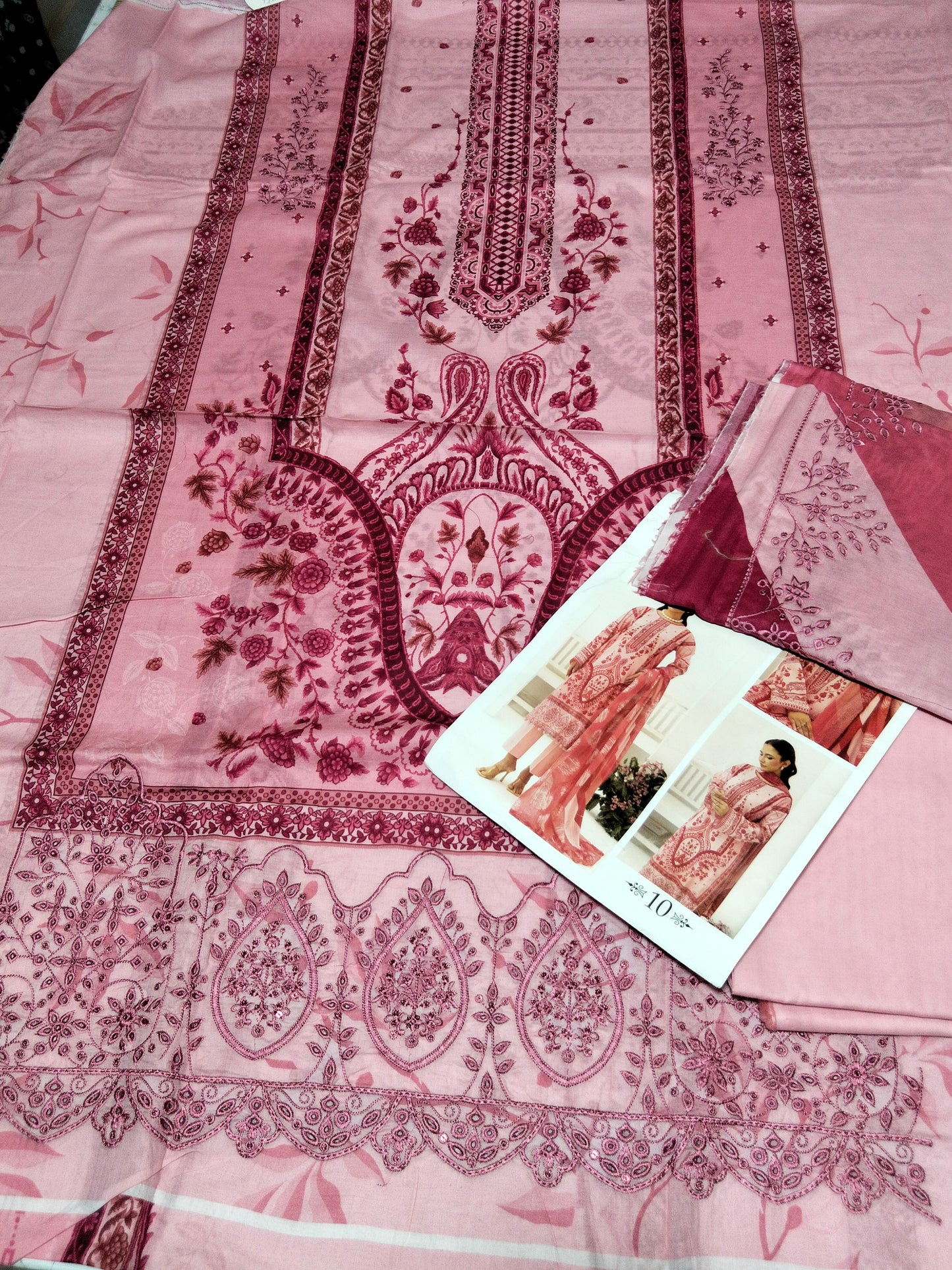 Sale embroided lawn 3pc