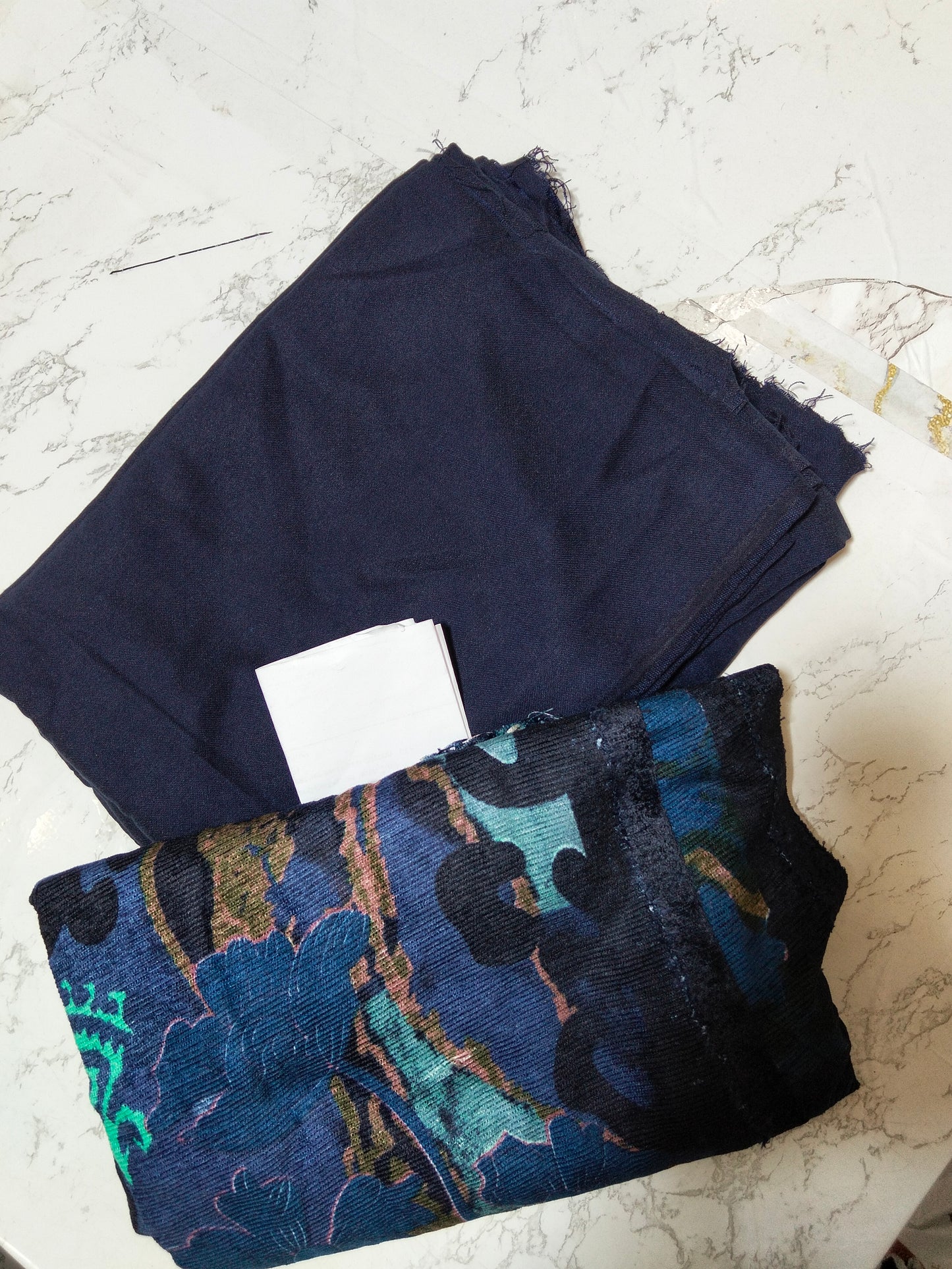 Riaz arts  wool 3pc with printed velvet shawl