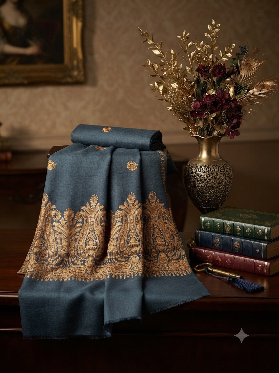 Sale embroided wool shawl winter