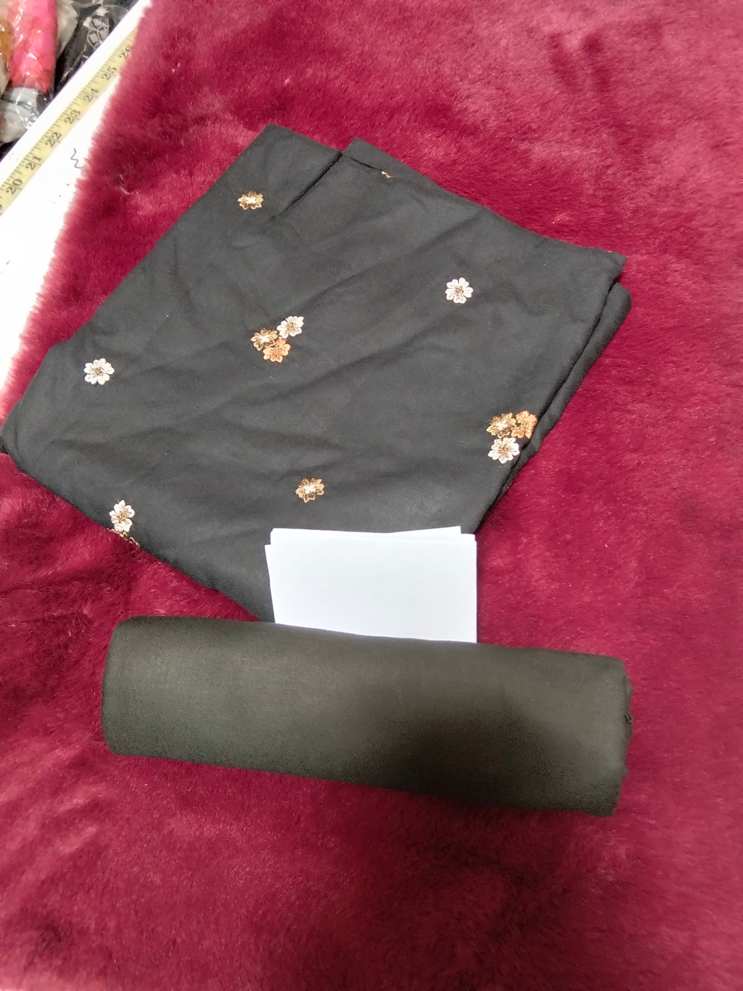 Sale Nureh Embroided lawn 2 PC with plain trouser