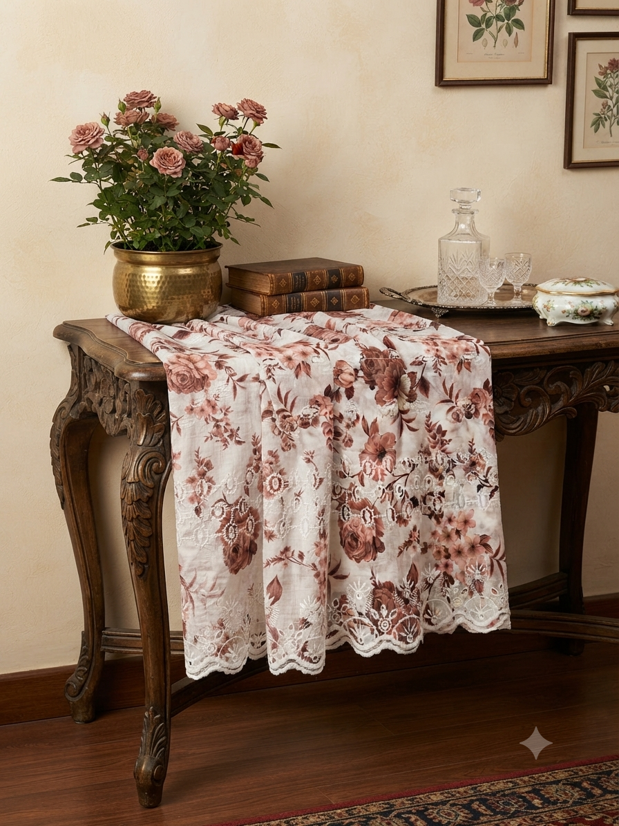 Sale lawn chicken Kari embroided shawl