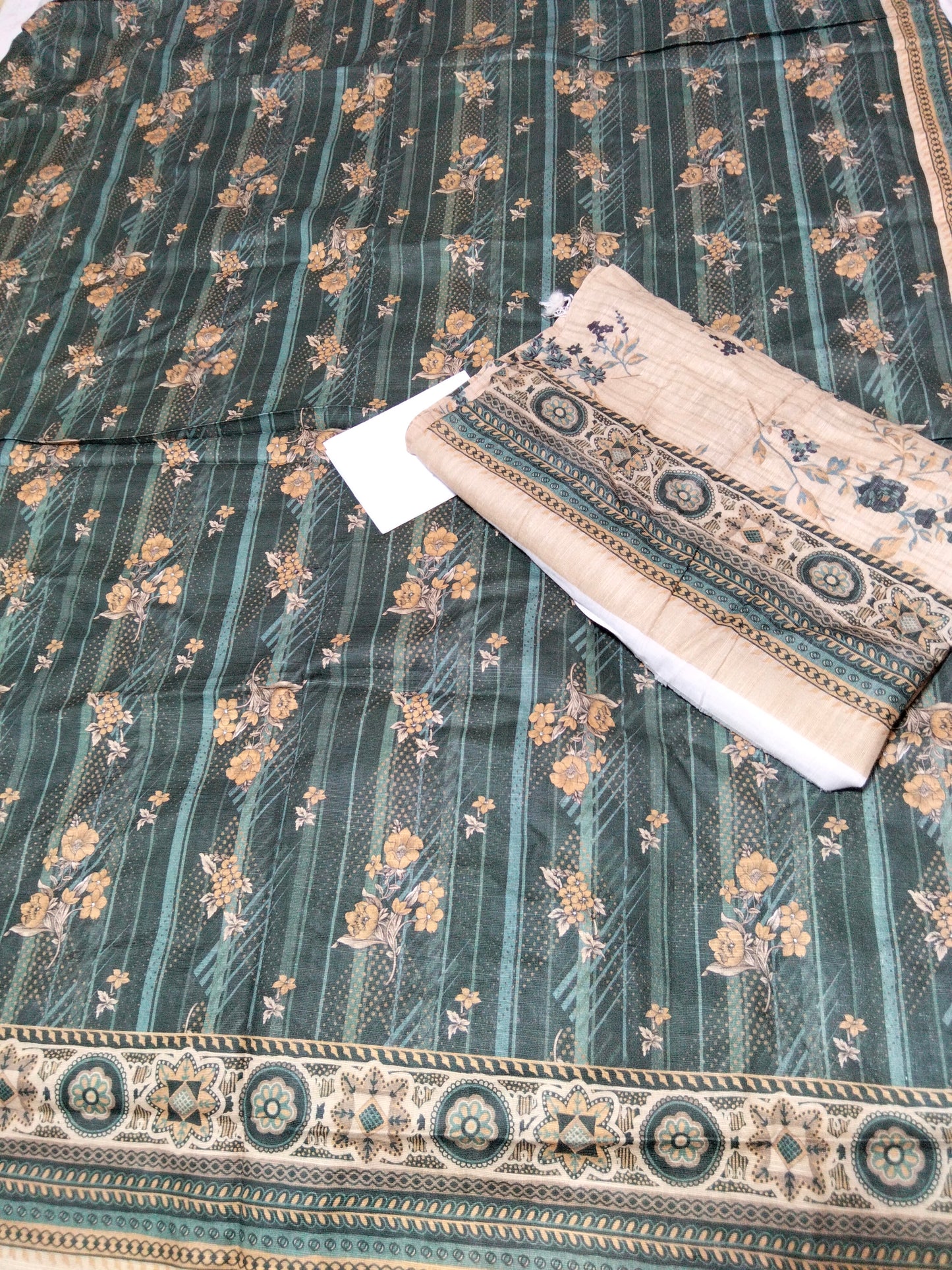 Hz tex tiles Khaddar printed 2pc