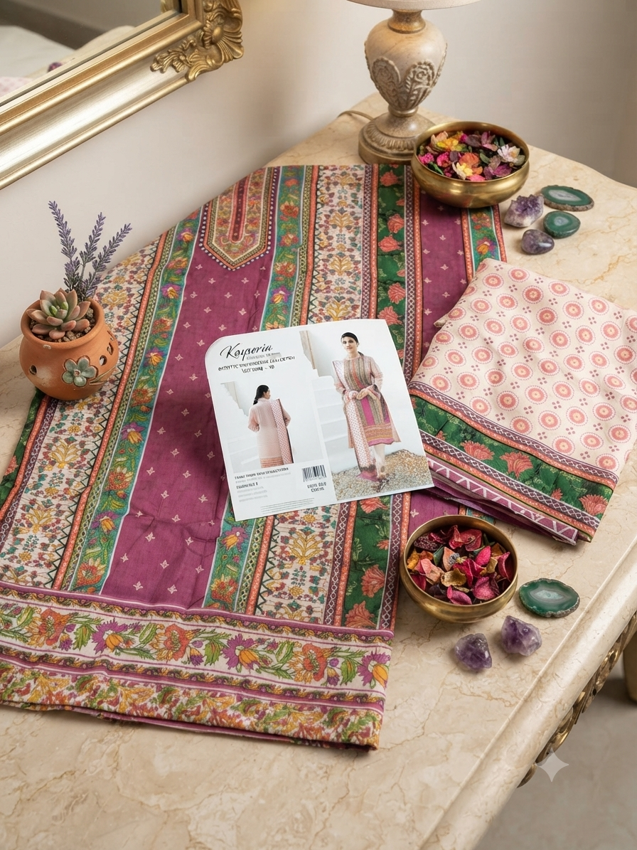 Sale printed lawn 2pc shirt and dupatta
