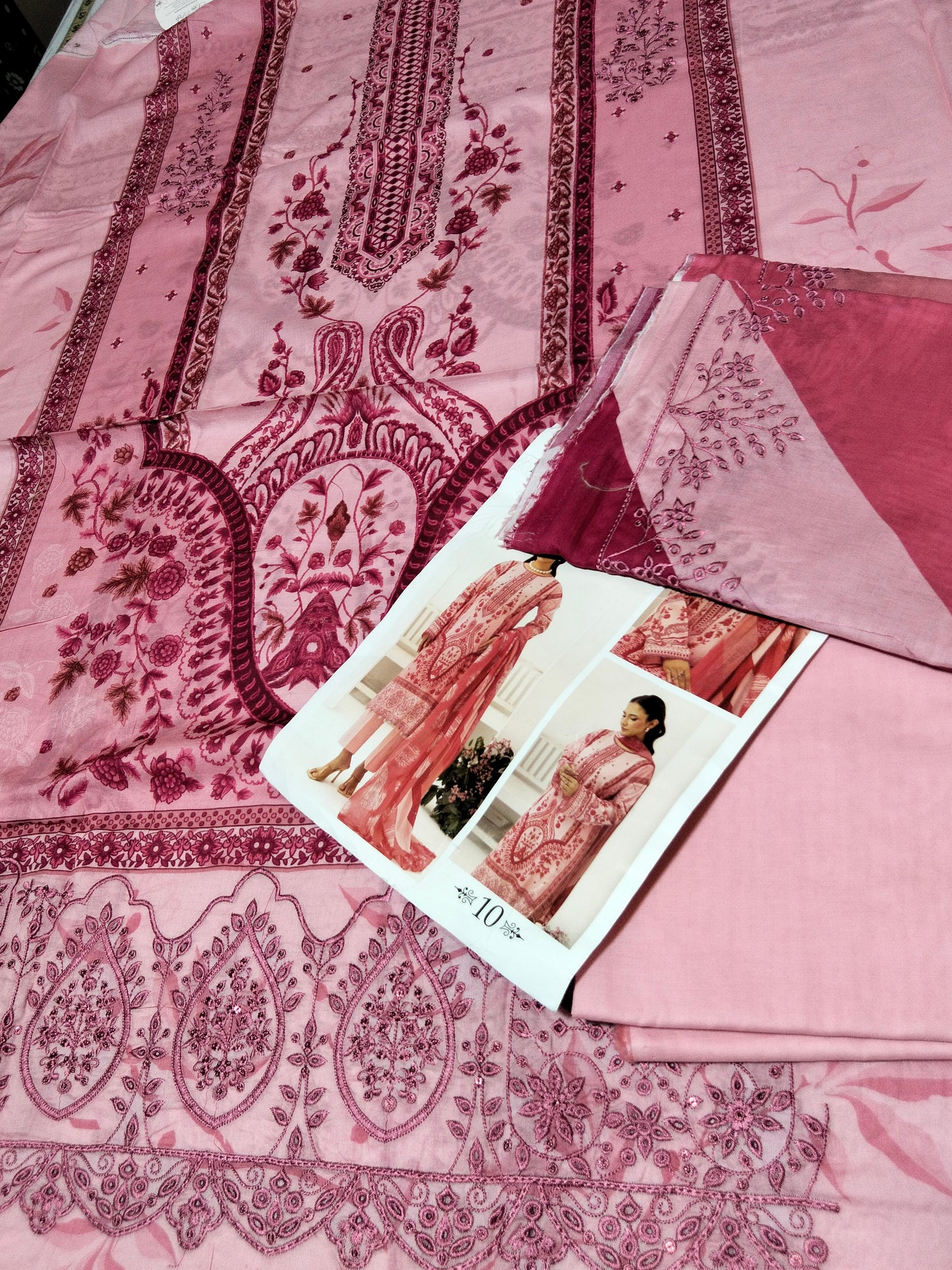 Sale embroided lawn 3pc