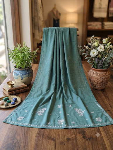 Sale Zaha embroided karandi fabric shawl with( embroided patches cutting)